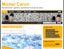Tablet Screenshot of michel-caron.fr